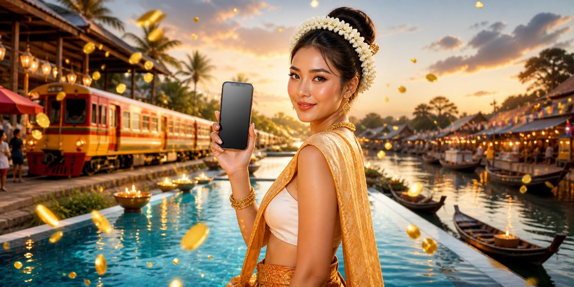 สมัครสมาชิก EE19 ผ่านมือถือที่ตลาดรถไฟแม่กลอง จังหวัดสมุทรสงคราม